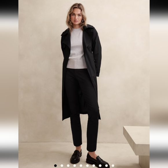 Banana Republic Factory Pants - BANANA REPUBLIC Curvy Sloan Slim Pant, black 10